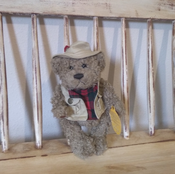 The Brass Button Toys Vintage Brass Button Teddy Bear Poshmark